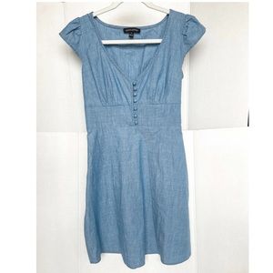Banana Republic light wash denim dress